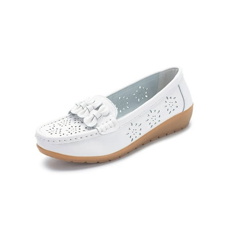 Lacyhop Women Moccasins Comfort Loafers Slip On Flats Work Vintage Casual Shoes Non-slip Driving Nurse Shoe White-Hollow out 5.5
Lacyhop Women Moccasins Comfort Loafers Slip On Flats Work Vintage Casual Shoes Non-slip Driving Nurse Shoe White-Hollow out 5.5