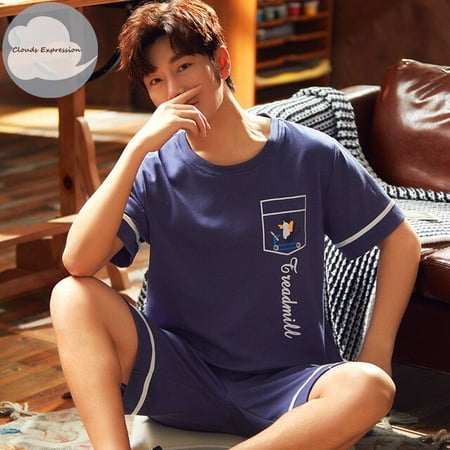 QWZNDZGR Summer Cotton Two Piece Set Short Sleeved Men s Pajamas set Sleep&Lounge Sexy Sleepwear Suit Pijama Casual Plus XXXXL Homewear
QWZNDZGR Summer Cotton Two Piece Set Short Sleeved Men s Pajamas set Sleep&Lounge Sexy Sleepwear Suit Pijama Casual Plus XXXXL Homewear