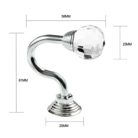 2 x And Chrome Tie Back Hooks - Ideal For Designer Fabric Curtains Drop Ceiling Hooks for Hanging Shower Hook Swivel Hook Clips for Hanging Sticky Hooks Kitchen Shelf with Hooks Industrial
2 x And Chrome Tie Back Hooks - Ideal For Designer Fabric Curtains Drop Ceiling Hooks for Hanging Shower Hook Swivel Hook Clips for Hanging Sticky Hooks Kitchen Shelf with Hooks Industrial