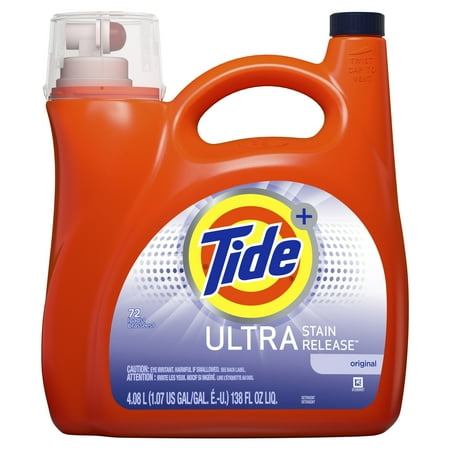Ultra Stain Release HE Turbo Laundry Detergent, 138 oz, 72 loads