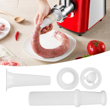 LYUMO Universal Food Pusher+Sausage Filler Nozzle+Kubbe Attachment Kit for 5# Meat Grinder
LYUMO Universal Food Pusher+Sausage Filler Nozzle+Kubbe Attachment Kit for 5# Meat Grinder