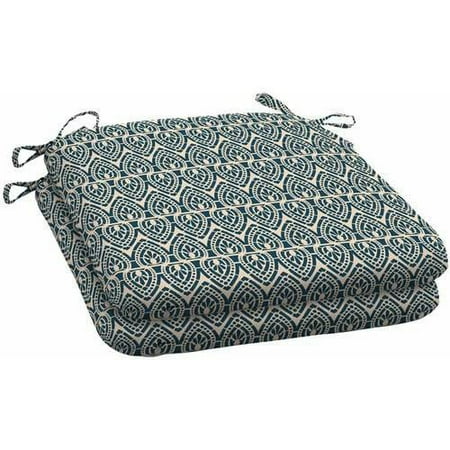 Better Homes and Gardens Outdoor Patio Wrought Iron Seat Pad, Set of Two, Multiple Patterns