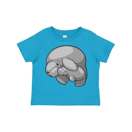 Inktastic Cute Manatee Family Gift Toddler Boy or Toddler Girl T-Shirt