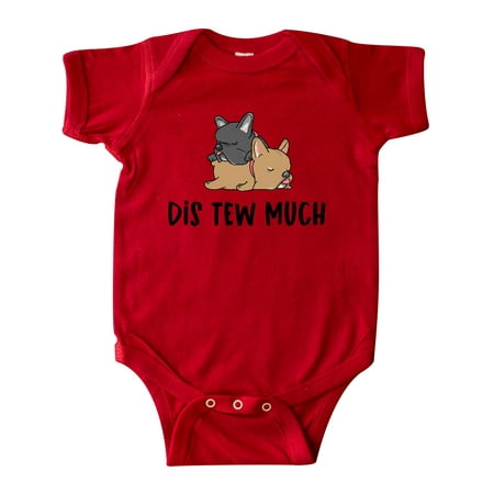 Inktastic Napping Dis Tew Much Frenchies Gift Baby Boy or Baby Girl Bodysuit