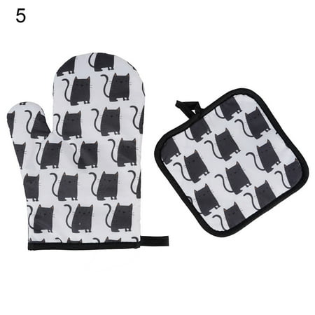 Xinwanna Microwave Oven Mitts Temperature Resistance Thick Anti-scalding Halloween Pattern Microwave Oven Mitts with Mat for Home
Xinwanna Microwave Oven Mitts Temperature Resistance Thick Anti-scalding Halloween Pattern Microwave Oven Mitts with Mat for Home