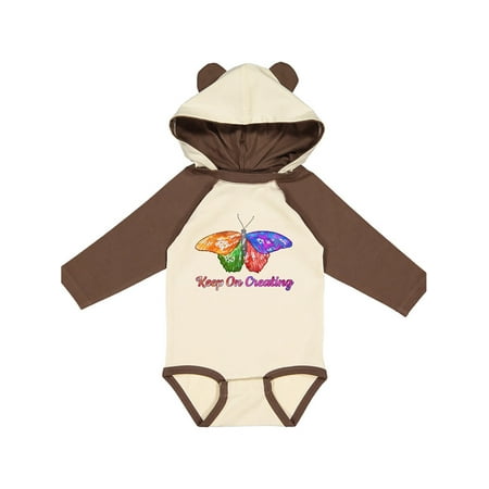 Inktastic Keep On Creating with Beautiful Rainbow Butterfly Gift Baby Boy or Baby Girl Long Sleeve Bodysuit
Inktastic Keep On Creating with Beautiful Rainbow Butterfly Gift Baby Boy or Baby Girl Long Sleeve Bodysuit