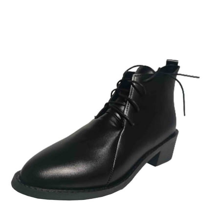 Low Heels For Women Womens Heels Comfortable Small Leather Shoes Women s Autumn And Winter Short Boots British Style Single Boots Plus Fleece Women s Boots Black
Low Heels For Women Womens Heels Comfortable Small Leather Shoes Women s Autumn And Winter Short Boots British Style Single Boots Plus Fleece Women s Boots Black