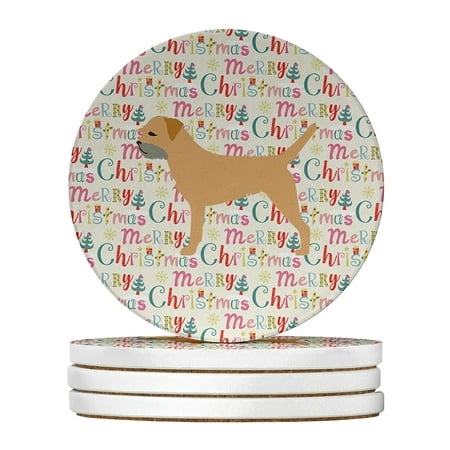 Border Terrier Merry Christmas Large Sandstone Coasters Pack of 4 4 in x 4 in
Border Terrier Merry Christmas Large Sandstone Coasters Pack of 4 4 in x 4 in