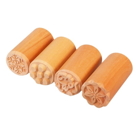 FRCOLOR 4PCS Cake Mold Wood Dessert Seal Stamp Traditional Chinese DIY Cookie Baking Molds Cake Decorating Tools for Mid-Autumn Festival (Style 1)
FRCOLOR 4PCS Cake Mold Wood Dessert Seal Stamp Traditional Chinese DIY Cookie Baking Molds Cake Decorating Tools for Mid-Autumn Festival (Style 1)