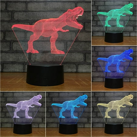 Corashan Garden Decor Dinosaur 3D Night Light Table Desk Lamp 7 Colors 3D Optical Illusion Lights Home Decor
Corashan Garden Decor Dinosaur 3D Night Light Table Desk Lamp 7 Colors 3D Optical Illusion Lights Home Decor