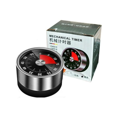 Leke Mechanical Kitchen Timer 60min Time Management Tool for Baking Cooking Barbecue
Leke Mechanical Kitchen Timer 60min Time Management Tool for Baking Cooking Barbecue