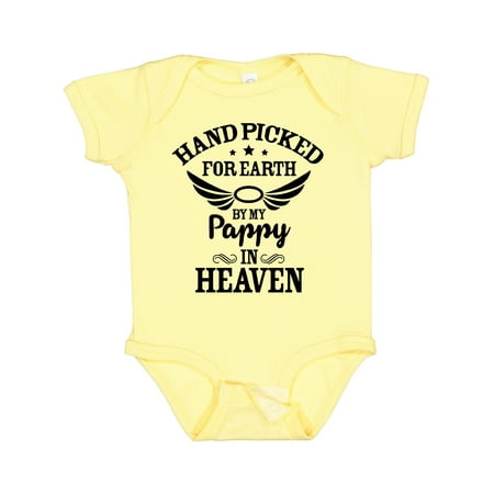 Inktastic Handpicked for Earth by My Pappy in Heaven with Angel Wings Gift Baby Boy or Baby Girl Bodysuit
Inktastic Handpicked for Earth by My Pappy in Heaven with Angel Wings Gift Baby Boy or Baby Girl Bodysuit