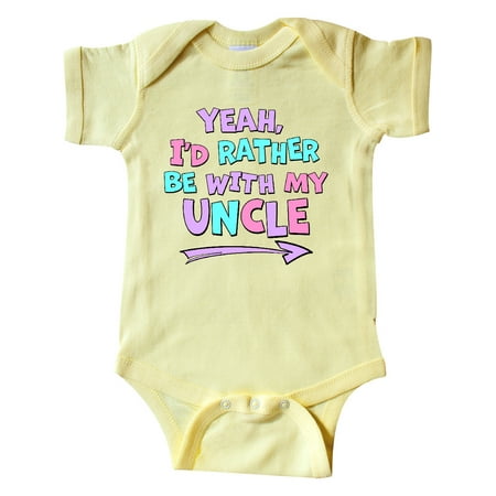 Inktastic Yeah I d Rather be with My Uncle in Pink Blue and Purple Gift Baby Boy or Baby Girl Bodysuit
Inktastic Yeah I d Rather be with My Uncle in Pink Blue and Purple Gift Baby Boy or Baby Girl Bodysuit