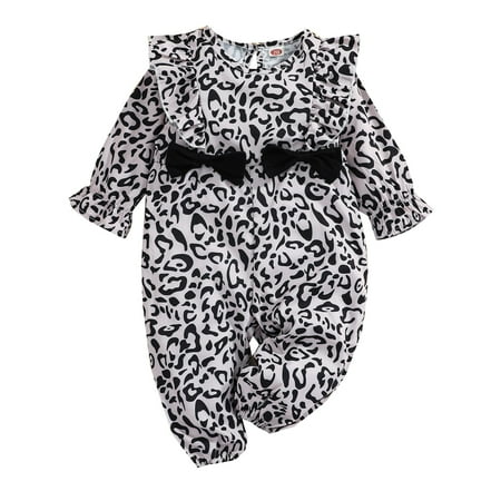 Infant Baby Spring and Autumn Long Sleeve Pants Creeper Fashion Leopard Print Lotus Collar Creeper Baby Casual Bodysuit
Infant Baby Spring and Autumn Long Sleeve Pants Creeper Fashion Leopard Print Lotus Collar Creeper Baby Casual Bodysuit