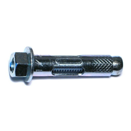 1/2 -13 x 2-1/4 Zinc Red Hex Nut Sleeve Anchors SLVANC-081 (25 pcs.)