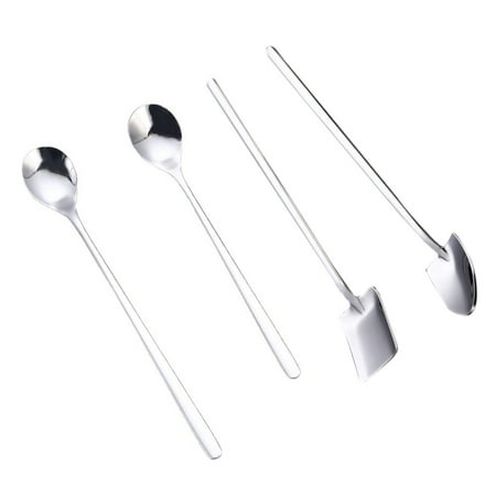 4PCS Stainless Steel Long Handle Ice Cream Spoon Sets Mixing Stiring Spoons Shovels for Home Party Bar
4PCS Stainless Steel Long Handle Ice Cream Spoon Sets Mixing Stiring Spoons Shovels for Home Party Bar