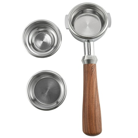 58MM Stainless Steel Double Ear Coffee Machine Handle Bottomless Filter Portafilter Universal Espresso Coffee Tools
58MM Stainless Steel Double Ear Coffee Machine Handle Bottomless Filter Portafilter Universal Espresso Coffee Tools