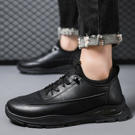 Huilaibazo Mens Shoes Large Size Casual Leather Laace Up Solid Color Casual Fashion Simple Shoes Running Shoes
Huilaibazo Mens Shoes Large Size Casual Leather Laace Up Solid Color Casual Fashion Simple Shoes Running Shoes