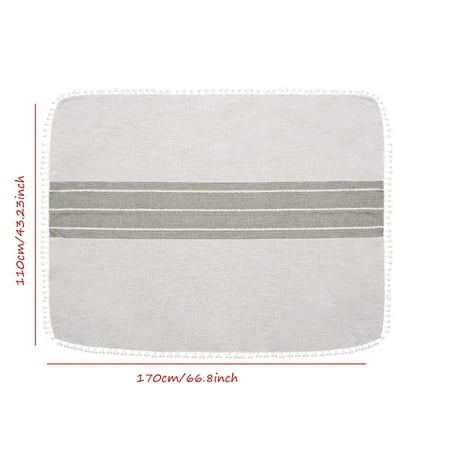Njoeus Table Cloth Cotton Linen Wrinkle Free Anti-Fading Tablecloths Embroidery Tassel
Njoeus Table Cloth Cotton Linen Wrinkle Free Anti-Fading Tablecloths Embroidery Tassel
