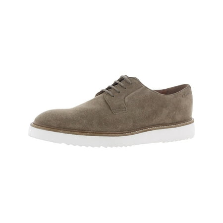 Clarks Ernest Walk Men s Suede Plain Toe Lace-Up Derby Shoes
