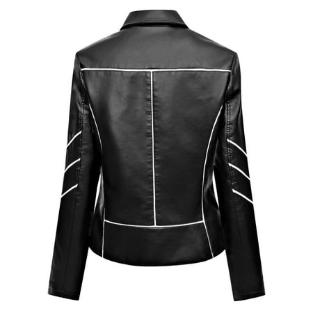 Women Coats Winter Zipper Casual Long Sleeve Leather Soft Motorcycle Leather Short Special Zip Scrub Fall Jackets Ladies
Women Coats Winter Zipper Casual Long Sleeve Leather Soft Motorcycle Leather Short Special Zip Scrub Fall Jackets Ladies