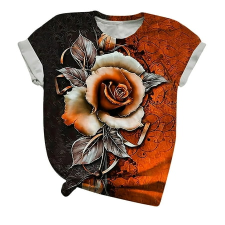 YFPWM Cute Tops for Women Basic Tops Scrub Tops Summer Tops Sequin Tops Fringe Tops Silk Blouse Nursing Tops Cute Crop Tops Going out Tops Print Round Neck Short Sleeve T Shirt
YFPWM Cute Tops for Women Basic Tops Scrub Tops Summer Tops Sequin Tops Fringe Tops Silk Blouse Nursing Tops Cute Crop Tops Going out Tops Print Round Neck Short Sleeve T Shirt