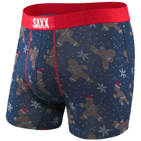 Saxx Mens Vibe Boxer Modern Fit Casual Underwear Boxer Brief - Navy S