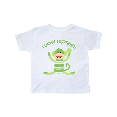 Inktastic Lucky Sock Monkey Gift Toddler Boy or Toddler Girl T-Shirt
