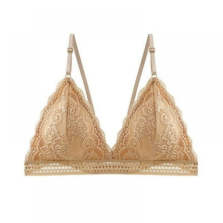 Triangle Bralette for Women Unpadded and Unlined Wireless Bra Perfect Adjustable Everyday Lace Lingerie
Triangle Bralette for Women Unpadded and Unlined Wireless Bra Perfect Adjustable Everyday Lace Lingerie