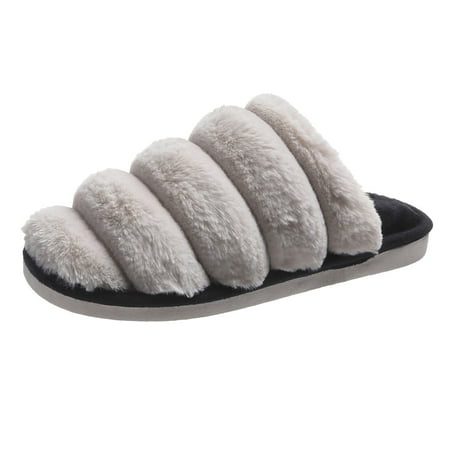 House Slippers For Women Ladies Fashion Solid Color Closed Toe Warm Plush Flat Casual Cotton Slippers
House Slippers For Women Ladies Fashion Solid Color Closed Toe Warm Plush Flat Casual Cotton Slippers