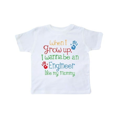 Inktastic Engineer Like Mommy Gift Toddler Boy or Toddler Girl T-Shirt