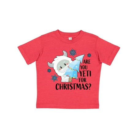 Inktastic Are You Yeti For Christmas with Yeti Holding Christmas Tree Gift Toddler Boy or Toddler Girl T-Shirt
Inktastic Are You Yeti For Christmas with Yeti Holding Christmas Tree Gift Toddler Boy or Toddler Girl T-Shirt