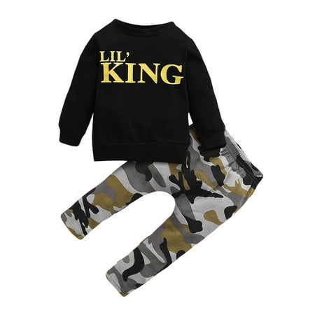 KIMI BEAR Newborn Baby Boys Outfits 9 Months Newborn Boy Autumn Outfits 12 Months Newborn Boy Casual KING Letter Print Long Sleeve Hoodie + Pants 2PCs Set Black
KIMI BEAR Newborn Baby Boys Outfits 9 Months Newborn Boy Autumn Outfits 12 Months Newborn Boy Casual KING Letter Print Long Sleeve Hoodie + Pants 2PCs Set Black