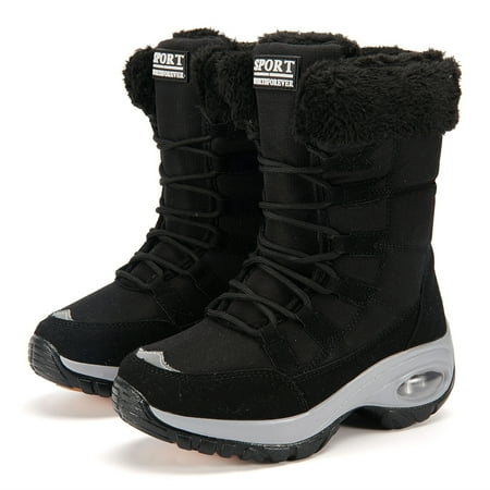 Fashion Lace Up Snow Boots Waterproof Thickening Plush Inner Calf Boots Non-slip Air Cushion Ankle Boots Women‘s Footwear
Fashion Lace Up Snow Boots Waterproof Thickening Plush Inner Calf Boots Non-slip Air Cushion Ankle Boots Women‘s Footwear