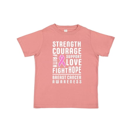 Inktastic Breast Cancer Awareness Strenght Courage Support Love Boys or Girls Toddler T-Shirt
Inktastic Breast Cancer Awareness Strenght Courage Support Love Boys or Girls Toddler T-Shirt