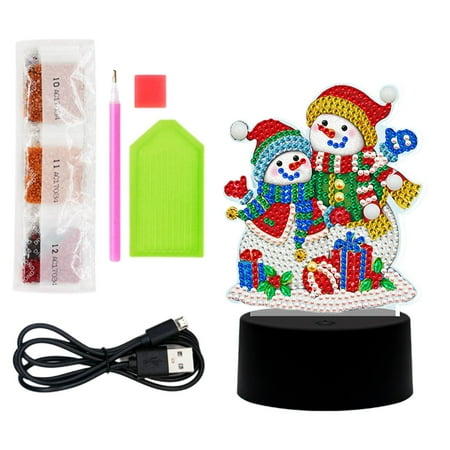 Diamond Art Painting Tools | Christmas Tree 5D Diamond Drawings Night Light | USB Recharging DIY Diamond Crafts LED Snowman Touch Sensitive Bedside Lamp
Diamond Art Painting Tools | Christmas Tree 5D Diamond Drawings Night Light | USB Recharging DIY Diamond Crafts LED Snowman Touch Sensitive Bedside Lamp