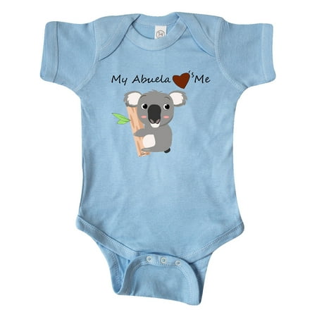 Inktastic Koala (abuela loves me) Gift Baby Boy or Baby Girl Bodysuit
