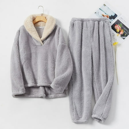Women s Fluffy Pajamas Set 2 Piece Outfits Loungewear Sleepwear for Christmas Daily Nightwear M Gray
Women s Fluffy Pajamas Set 2 Piece Outfits Loungewear Sleepwear for Christmas Daily Nightwear M Gray