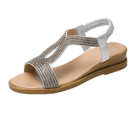 nsendm Womens Slipper Sandals Size 6 Sandals Strap Ladies Fish Breathable Wedge Women s Athletic & Outdoor Sandals Silver 7.5
nsendm Womens Slipper Sandals Size 6 Sandals Strap Ladies Fish Breathable Wedge Women s Athletic & Outdoor Sandals Silver 7.5