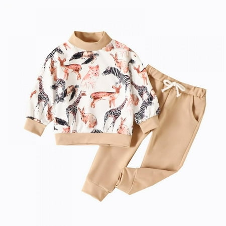 BULLPIANO Toddler Boy Fall Clothes Baby Boy Sweatsuit-Toddler Boy Girl Clothes Infant Outfits Printed Long Sleeve Tops + Pants Baby Fall Winter 2Pcs Clothing Set
BULLPIANO Toddler Boy Fall Clothes Baby Boy Sweatsuit-Toddler Boy Girl Clothes Infant Outfits Printed Long Sleeve Tops + Pants Baby Fall Winter 2Pcs Clothing Set