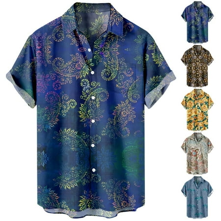 Adult Kids Short Sleeve Button Down Hawaii Shirts Print Relaxed-Fit Blouses For Men
Adult Kids Short Sleeve Button Down Hawaii Shirts Print Relaxed-Fit Blouses For Men