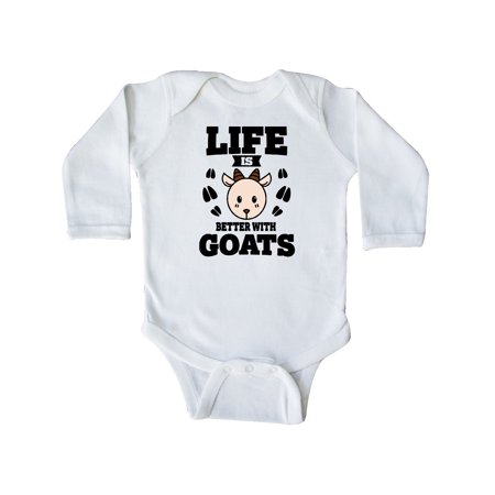 Inktastic Life is Better with Goats Gift Baby Boy or Baby Girl Long Sleeve Bodysuit
Inktastic Life is Better with Goats Gift Baby Boy or Baby Girl Long Sleeve Bodysuit