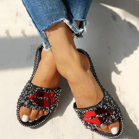 〖Yilirongyumm〗 Black 37 Sandals Women Shoes Flat Sandals Ladies Flop Casual Women s Flip Slippers Crystall Women s Sandals
〖Yilirongyumm〗 Black 37 Sandals Women Shoes Flat Sandals Ladies Flop Casual Women s Flip Slippers Crystall Women s Sandals