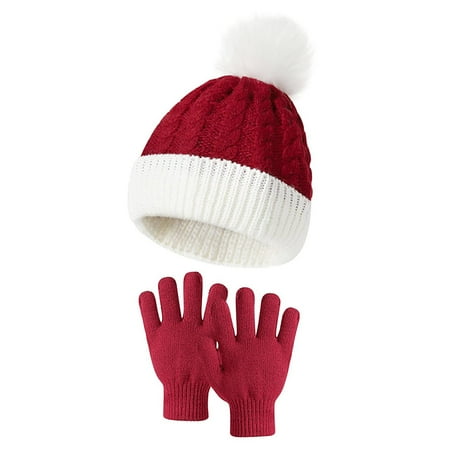 2 Pcs Kids Winter Hat Gloves Set Toddler Knitted Beanie Hat Warmer Mittens Skull Cap Ski Hat Set for Boys and Girls
2 Pcs Kids Winter Hat Gloves Set Toddler Knitted Beanie Hat Warmer Mittens Skull Cap Ski Hat Set for Boys and Girls