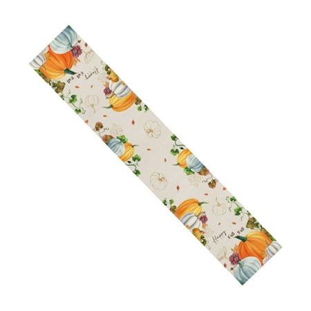 Thanksgiving Dining Table Runner Pumpkin Maple Leaf Wedding Decor Table Cloth for Dining Table
Thanksgiving Dining Table Runner Pumpkin Maple Leaf Wedding Decor Table Cloth for Dining Table