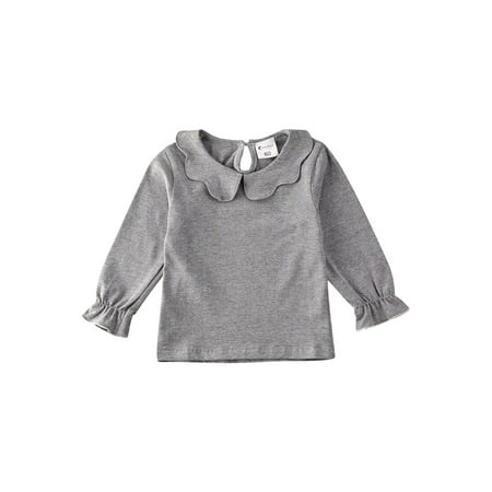 1-7Y Toddler Kid Girls Solid Color Tops Ruffles Long Sleeve Blouses Autumn Spring Casual T Shirt
1-7Y Toddler Kid Girls Solid Color Tops Ruffles Long Sleeve Blouses Autumn Spring Casual T Shirt