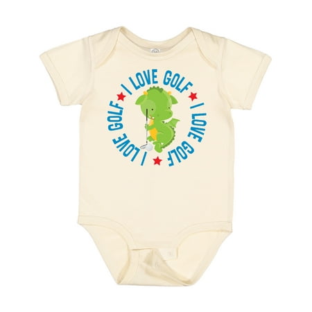 Inktastic Kids Golfing Cute Golf Gift Baby Boy or Baby Girl Bodysuit