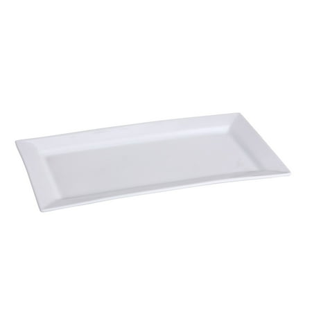 Lion King Rectangular Dinner Plate 10 W X 6 L Porcelain White 16 packs
