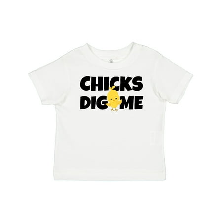 Inktastic Chicks Dig Me Gift Baby Boy T-Shirt