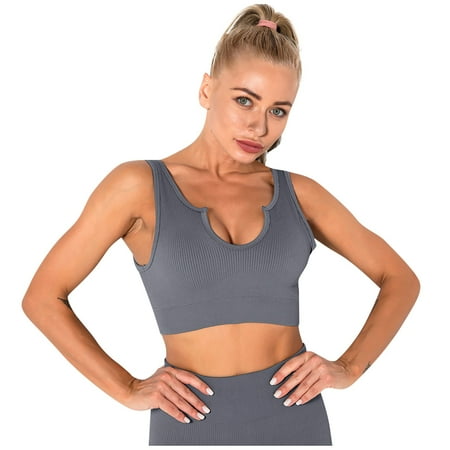 OVTICZA Women s Sports Bras Wirefree Comfort Seamless Comfortable Sports Bra L Gray
OVTICZA Women s Sports Bras Wirefree Comfort Seamless Comfortable Sports Bra L Gray